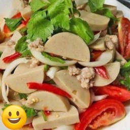 ยำหมูยอหมูสับ
