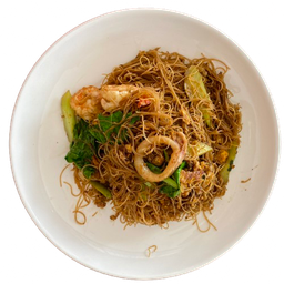 เส้นหมี่ผัดซีอิ๊วทะเล
