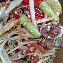 ตำหอยแครง