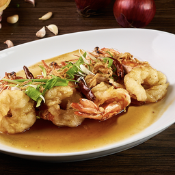 กุ้งเจี๋ยน(ซอสมะขาม)