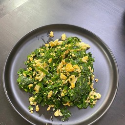 ผักเหลียงผัดไข่
