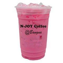 นมชมพูเย็น