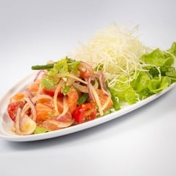 (692) ยำแซลมอน Salmon Spicy Yam