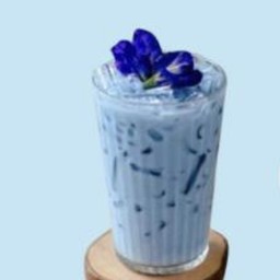 นมสดมะพร้าวอัญชัน