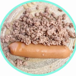 หมูสับ+ไส้กรอก