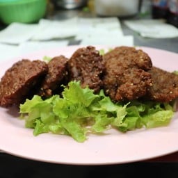 ลาบทอด