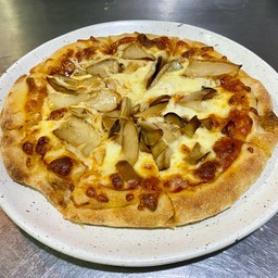 Mushroom Pizza Sour dough 9 inch size