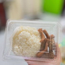 หมูพวง + ข้าวสวย