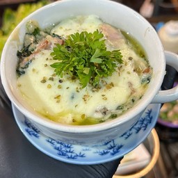 ผักโขมอบชีส home made