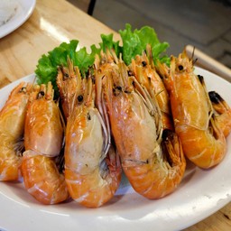 กุ้งเผา ครึ่งกิโลกรัม (9 ตัว)