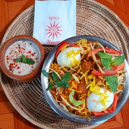 Chicken Hadravadi Dum Biryani   ข้าวหมกไก่