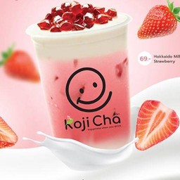 นมสดสตรอเบอร์รี่