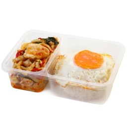 มายช้อยส์ข้าวผัดเผ็ดหน่อไม้ไก่ไข่ดาว(B