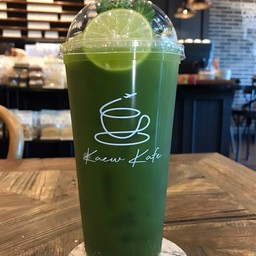 มัทฉะน้ำผึ้งมะนาวโซดา