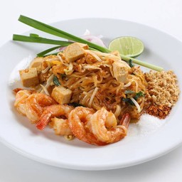ผัดไทยกุ้งสด