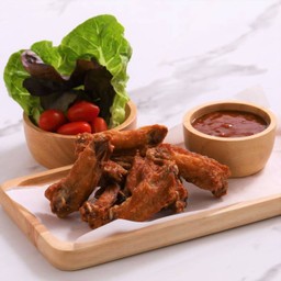 ปีกไก่กลางทอดเกลือ