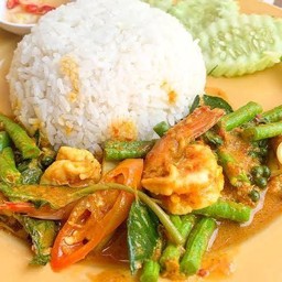 เครื่องแกงชี้ฟู้ด ราดข้าว