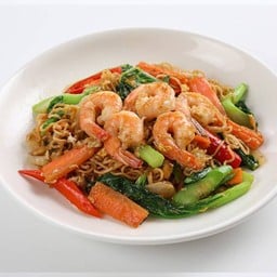 ผัดมาม่ากุ้ง