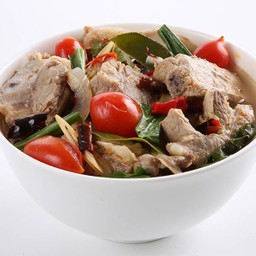 ต้มแซ่บคอหมูย่าง