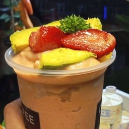 อะโวคาโดสตรอเบอรี่สมูทตี้