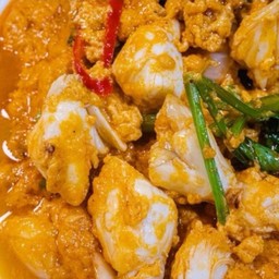 065เนื้อปูกรรเชียงผัดผงกะหรี่ A-9