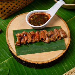 ไส้อ่อนหมักสับปะรดย่าง