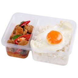 มายช้อยส์ข้าวแกงพะแนงไก่ไข่ดาว(B