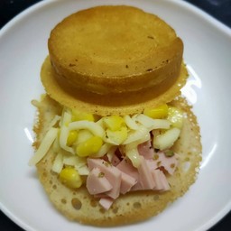 โอปันยากิไส้ข้าวโพดแฮมชีสมายองเนส