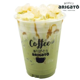 อาริกาโตะมัทฉะคาราเมลนมสดเย็น