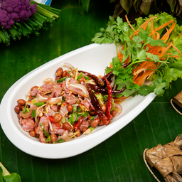 ยำแหนมครกไม้