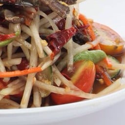 ส้มตำปลาร้ากุ้งสด