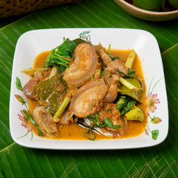 หมกท้องปลาบึก/ปลาปึ่ง