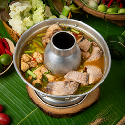 ต้มยำหัวพุงไข่ปลาช่อน