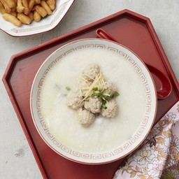 โจ๊ก หมู ตับ ไข่