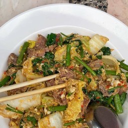 สุกี้แห้ง เนื้อ