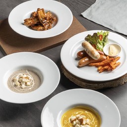 ไส้กรอกรวม มันหวานทอด