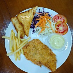 สเต็กไก่ทอด