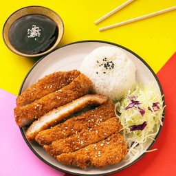 ข้าวไก่ทอดซอสเทอริยากิ