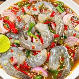 ยำกุ้งสด