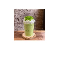 ชาเขียวครีมชีสฝอยทอง