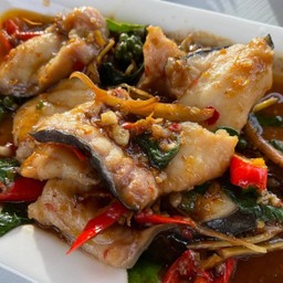 เนื้อปลาคัง ผัดฉ่า (M)