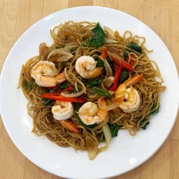 178ผัดบะหมี่ขี้เมา กุ้ง/หมึก