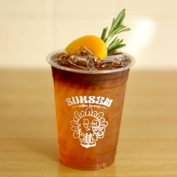 Americano Peach Tea - อเมริกาโน่ชาพีช