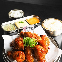ไก่ทอดเกาหลีซอยการ์ลิค 6 ชิ้น
