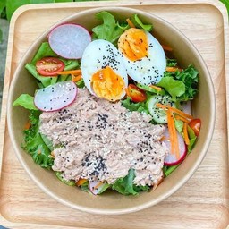 สลัดปูอัด ซอสงาคั่วญี่ปุ่น