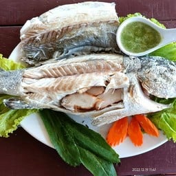 ปลากระพง เผาเกลือ (1ตัว)