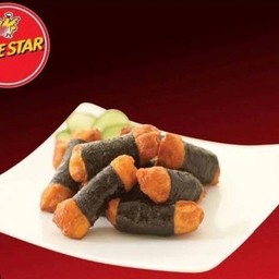 ไก่ห่อสาหร่ายไม้ล่ะ4ชิ้น