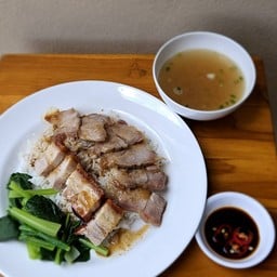 ข้าวหมูอบ+หมูกรอบ