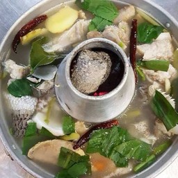 ต้มยำปลากะพง(หม้อไฟ)