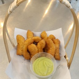 ปาท่องโก๋แบบคู่ 5คู่ +สังขยาใบเตย 1กระปุก